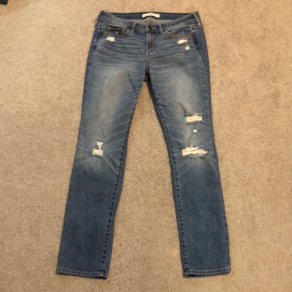 Abercrombie & Fitch Distressed Skinny Jeans - Picture 4 of 12